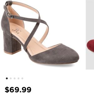 Gray Journee Collection Pumps